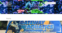 Desktop Screenshot of gatewayaquatics.com
